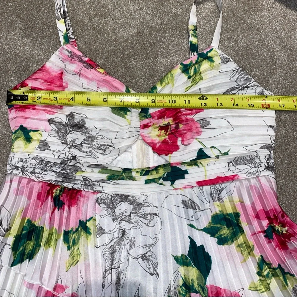 NEW Abercrombie‎ & Fitch Giselle Pleated Tiered Maxi Dress Floral Size Large P